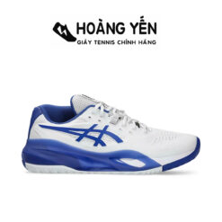 Giày Tennis Pickleball Asics Nam | Asics GEL RESOLUTION X Chính Hãng 2025 – Trắng Xanh