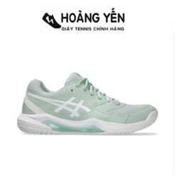 Giày Tennis Pickleball Asics Nữ Gel Dedicate 8 Chính Hãng | Xanh